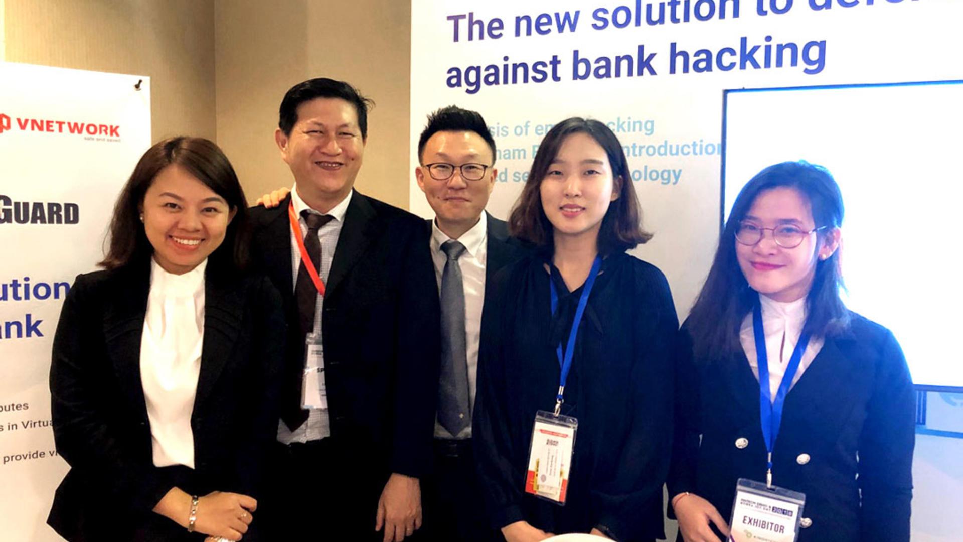 VNETWORK and Receive GUARD email security solution at the conference "Fintech Demo & Korea ICT Day 2