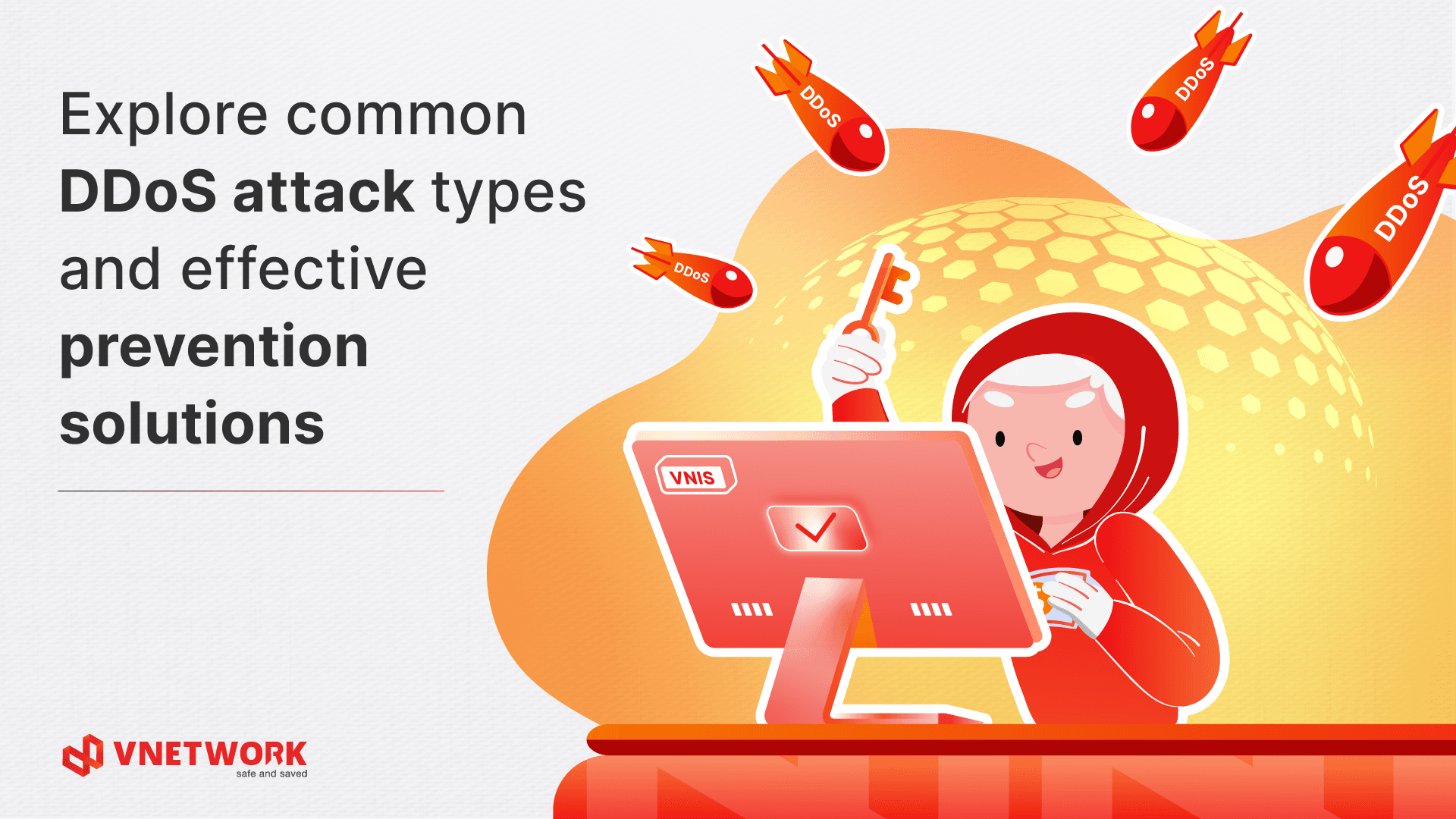 Types of DDoS attacks and optimal DDoS prevention