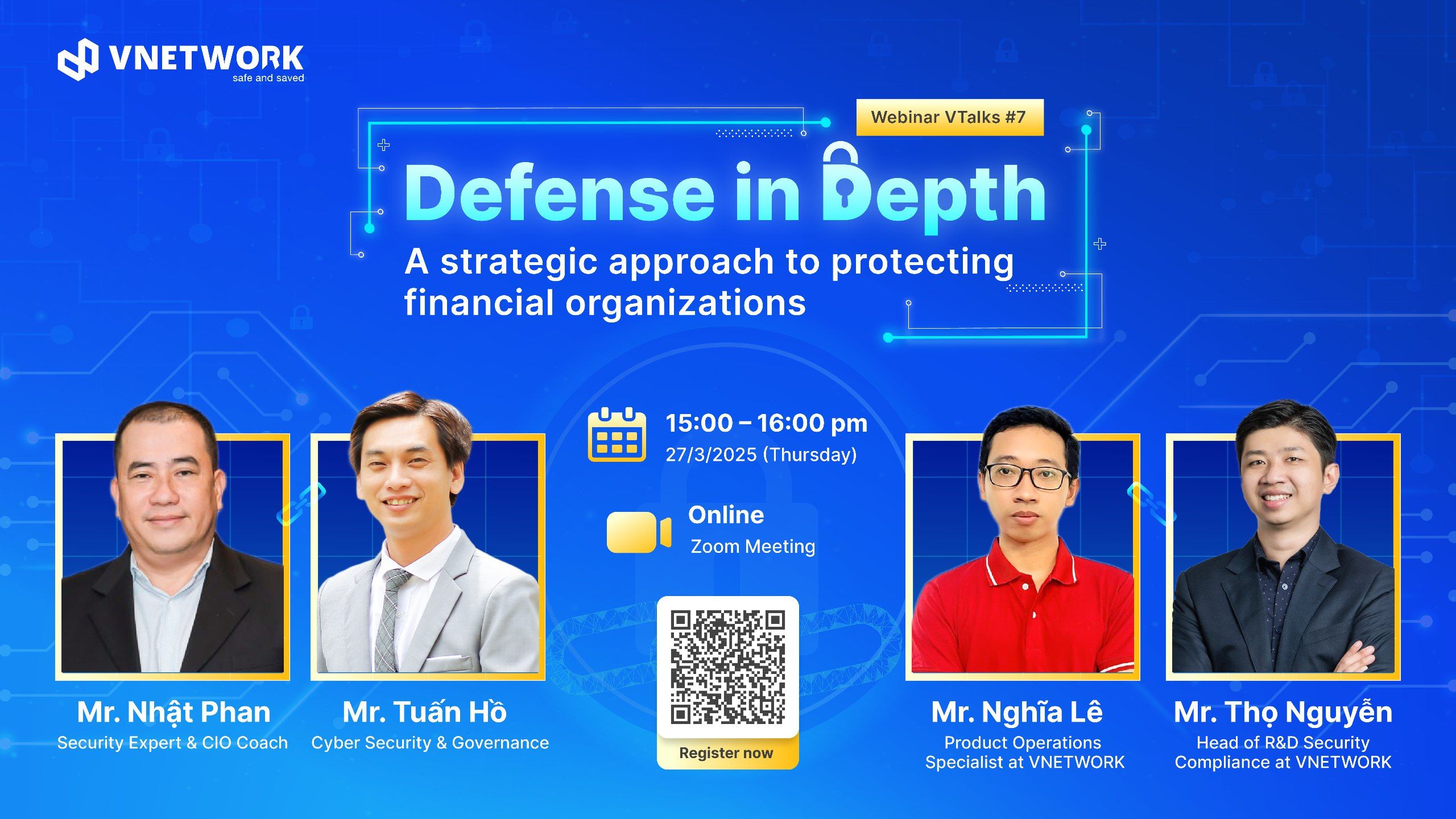 Register now for VTalks #7: Defense In Depth - A strategic approach to protecting financial organizations