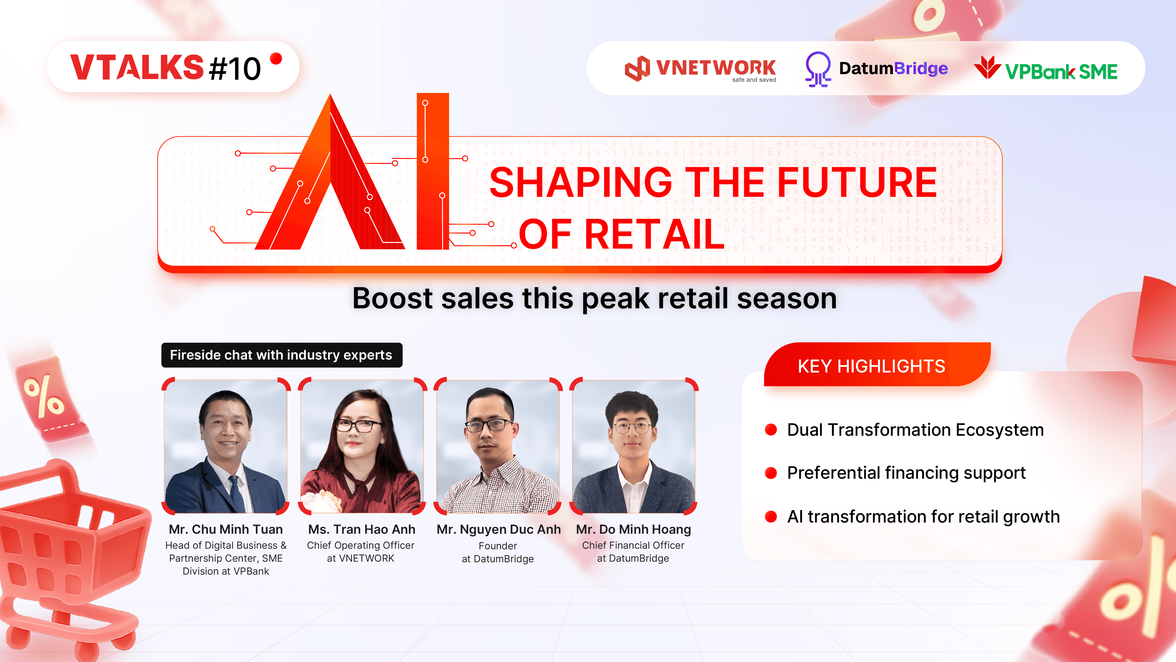VTalks #10: AI Shaping the future of retail - Boost sales this peak retail season